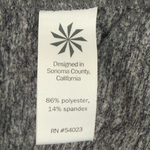 Athleta Gray Medium Drawstring Joggers Polyester Spandex Cozy Activewear - Picture 8 of 10